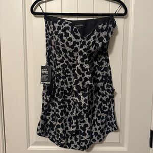 Express Monochrome Patterned Women's Romper